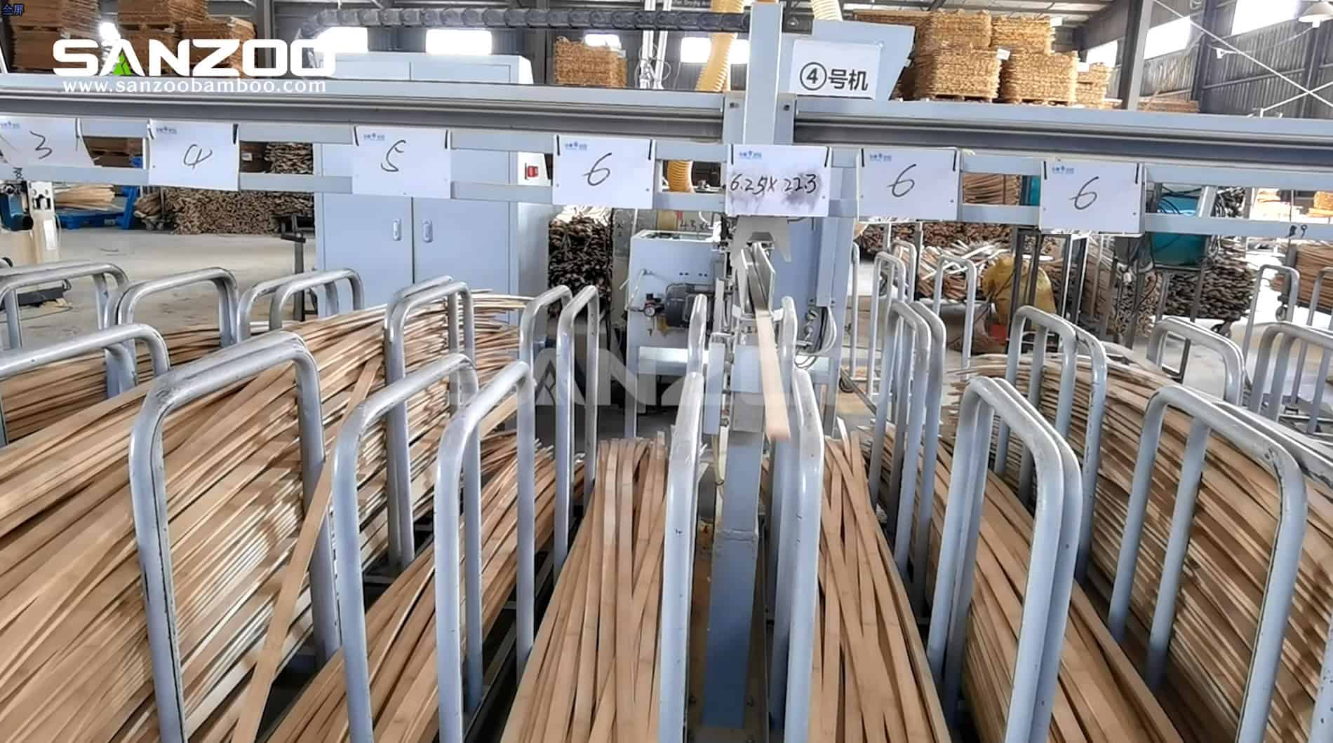 fully automated equipment quality control bamboo strips 1