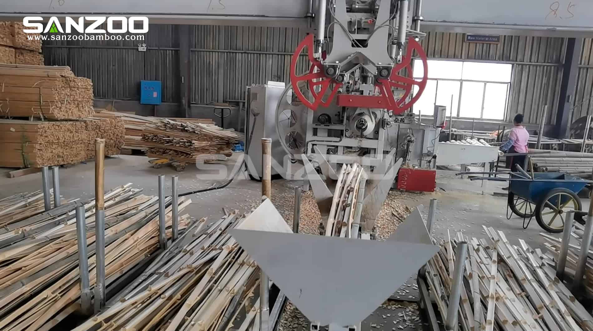 fully automated equipment splitting bumper poles 1